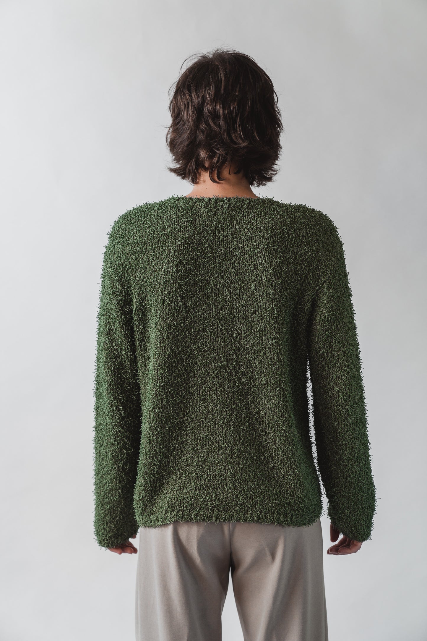 Loose Knit Fringe Sweater